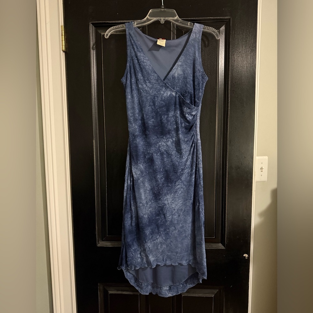 Sassy Chic Asymmetrical Blue Dress women’s Med